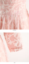 Load image into Gallery viewer, Korean Dress  Modern Hanbok Pink Flower
