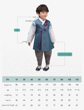 Load image into Gallery viewer, Korean Boy Hanbok Purple
