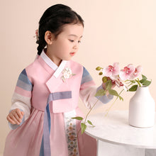 Load image into Gallery viewer, Korean Dress  Kids Hanbok Cherry Blossom
