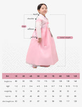 Load image into Gallery viewer, Korean Dress Kids Hanbok Persimmon
