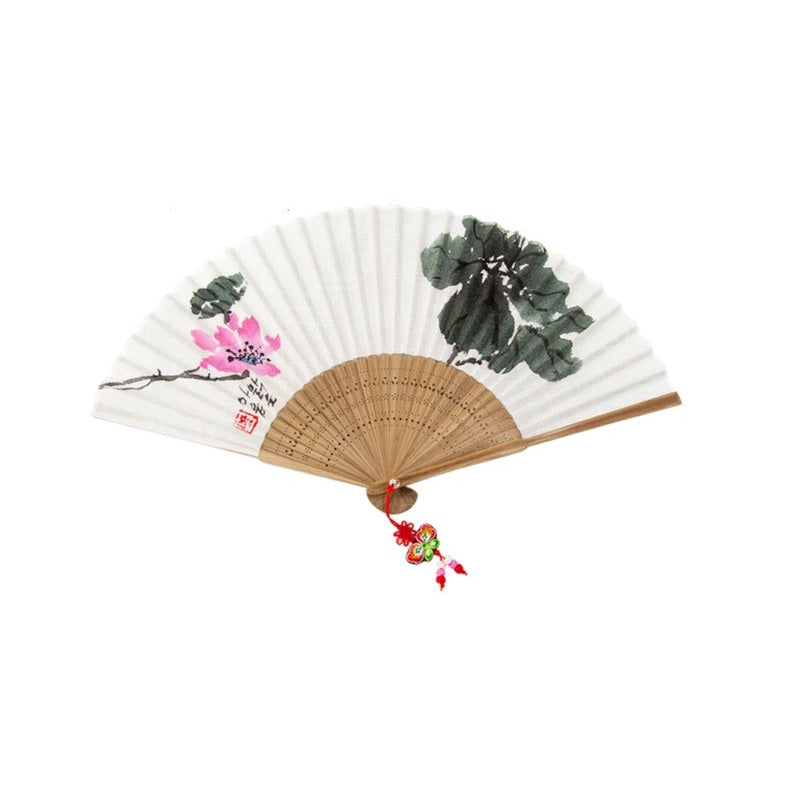Korean Traditional Handmade Bamboo Folding Fan