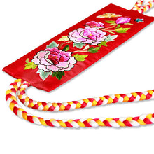 Load image into Gallery viewer, Square Knots Norigae traditional Korean accessory (Red/Black)
