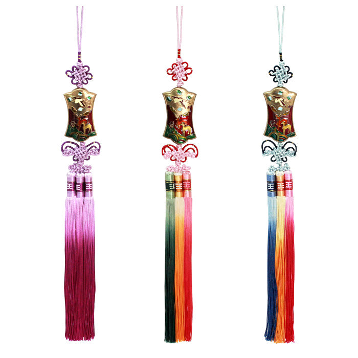 the ten Symbols of Longevity Norigae traditional Korean accessory