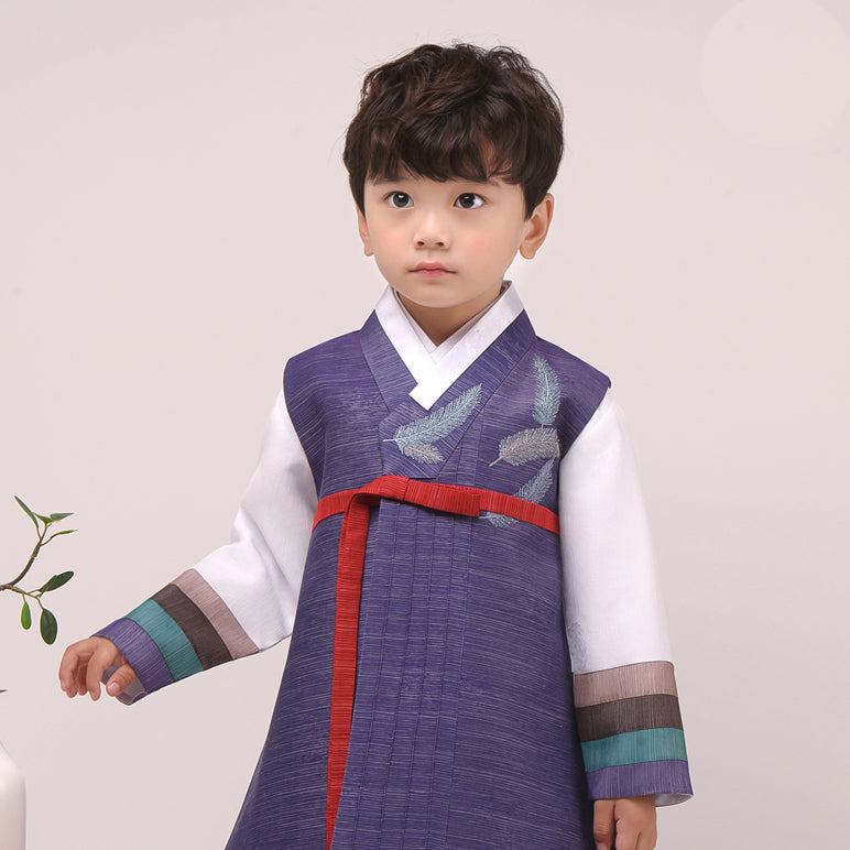 Korean Boy Hanbok Purple