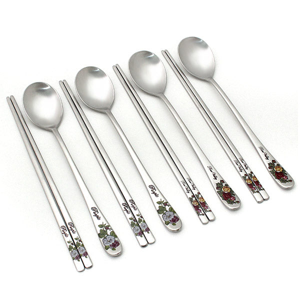 Rose Spoon&chopsticks set