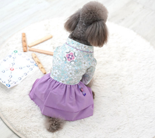 Load image into Gallery viewer, Korean Dress Pet Hanbok Violet
