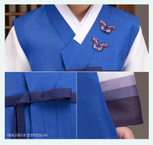 Load image into Gallery viewer, Korean Boy Hanbok Blue
