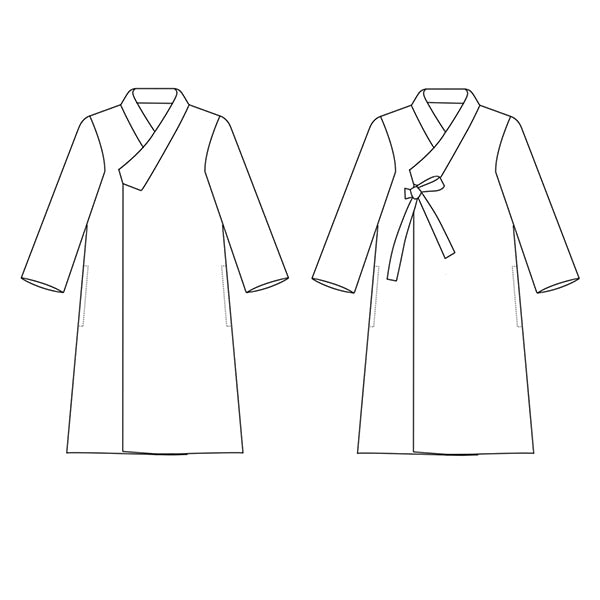 Hanbok Diy Adult Man Coat Durumagi Cloth Pattern