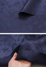 Load image into Gallery viewer, Korean Traditional Hanbok Navy Fabric(96-276)
