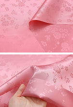Load image into Gallery viewer, Korean Traditional Hanbok Pink Flower Fabric(96-280)
