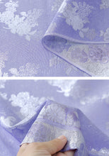 Load image into Gallery viewer, Korean Traditional Hanbok Violet Rose Fabric(75-901)
