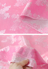 Load image into Gallery viewer, Korean Traditional Hanbok Rose Pink Rose Fabric(75-904)
