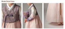 Load image into Gallery viewer, Korean Dress  Kids Hanbok Saekdong Peach
