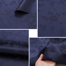 Load image into Gallery viewer, Korean Traditional Hanbok Navy Fabric(96-276)
