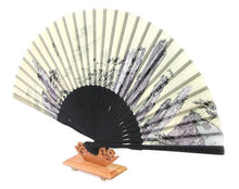 Load image into Gallery viewer, Korean Traditional Mount Geumgang Bamboo Folding Fan
