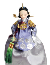 Load image into Gallery viewer, Queen Sunwon Hanbok Doll X DANJANG handmade
