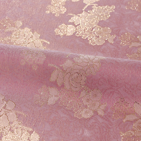 Korean Traditional Hanbok Purple Rose Fabric(75-900)