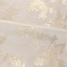 Load image into Gallery viewer, Korean Traditional Hanbok Gold Flower Rose Fabric(75-909)
