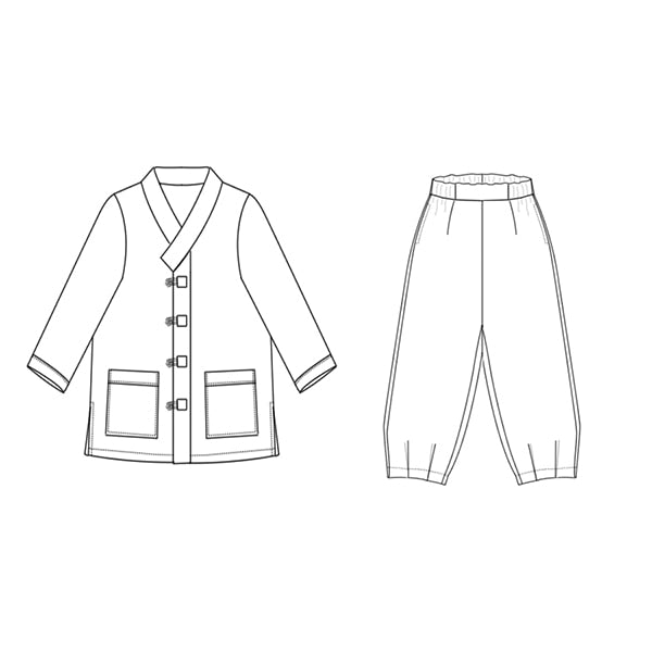 Modern Hanbok Diy Adult Unisex BTS Cloth Pattern