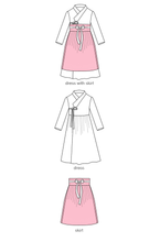 Load image into Gallery viewer, Hanbok Diy Adult Women Modern Dress Cloth Pattern
