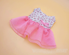 Load image into Gallery viewer, Korean Dress  Pet Princess Hanbok Pink Flower
