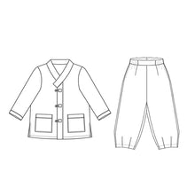 Load image into Gallery viewer, Modern Hanbok Diy Kids BTS Cloth Pattern
