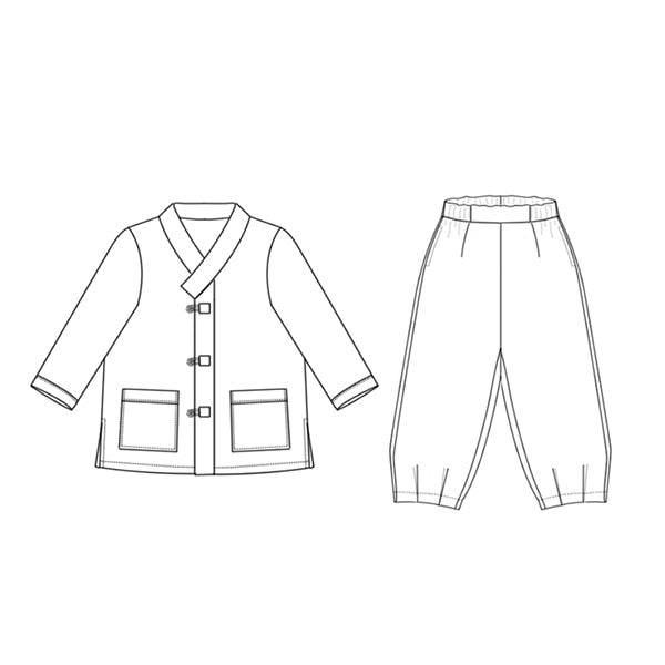 Modern Hanbok Diy Kids BTS Cloth Pattern