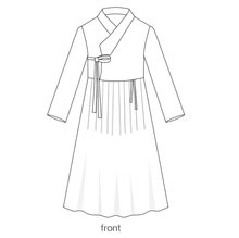 Load image into Gallery viewer, Hanbok Diy Adult Women Dress Cloth Pattern
