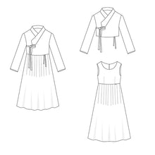 Load image into Gallery viewer, Hanbok Diy Girl Dress Cloth Pattern
