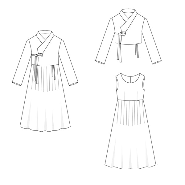 Hanbok Diy Girl Dress Cloth Pattern