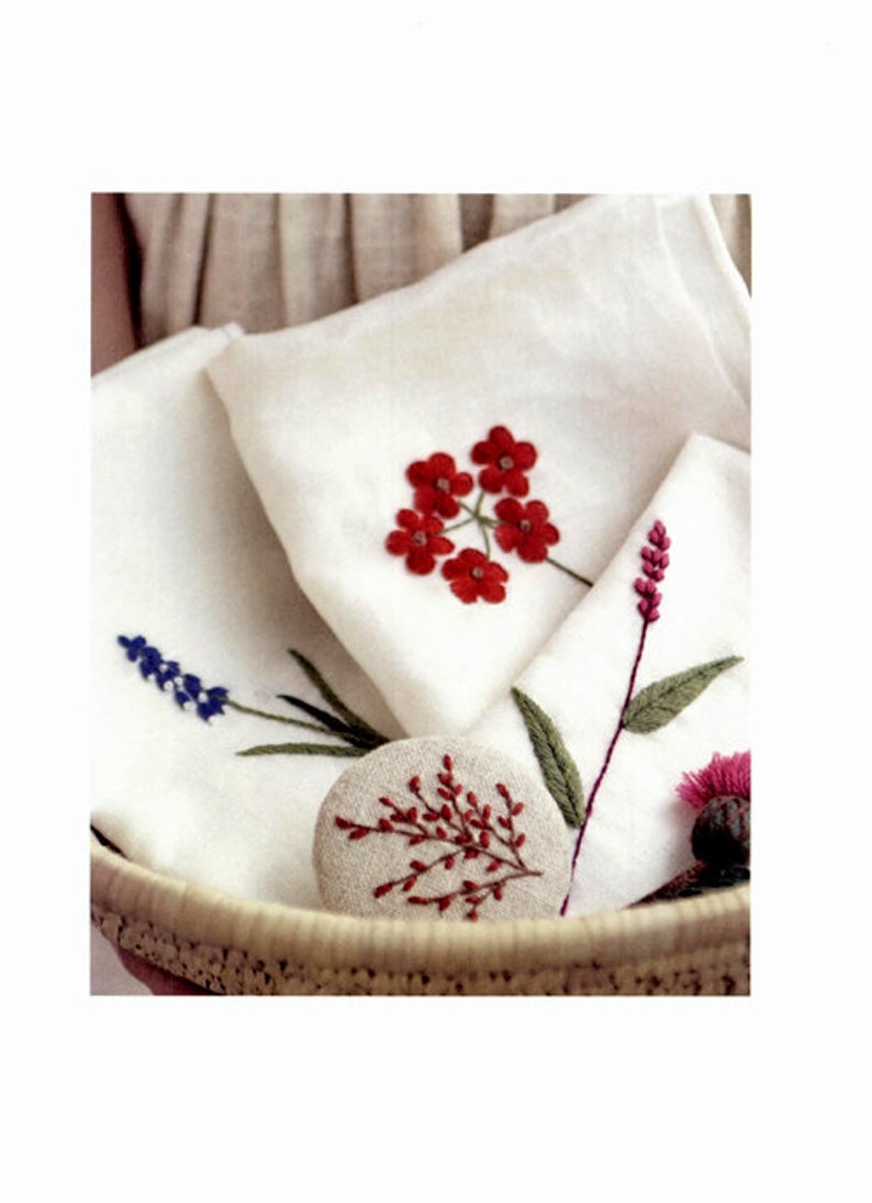 Flower and Embroidery